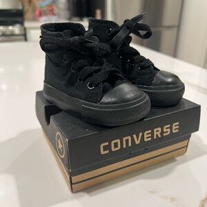 Converse Kids Black Sneakers